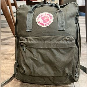 fjällräven kånken backpack olive green